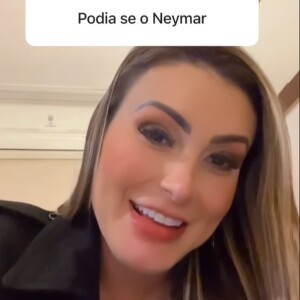 Andressa Urach revelou, depois de anos, sua ficada com Neymar em 2013