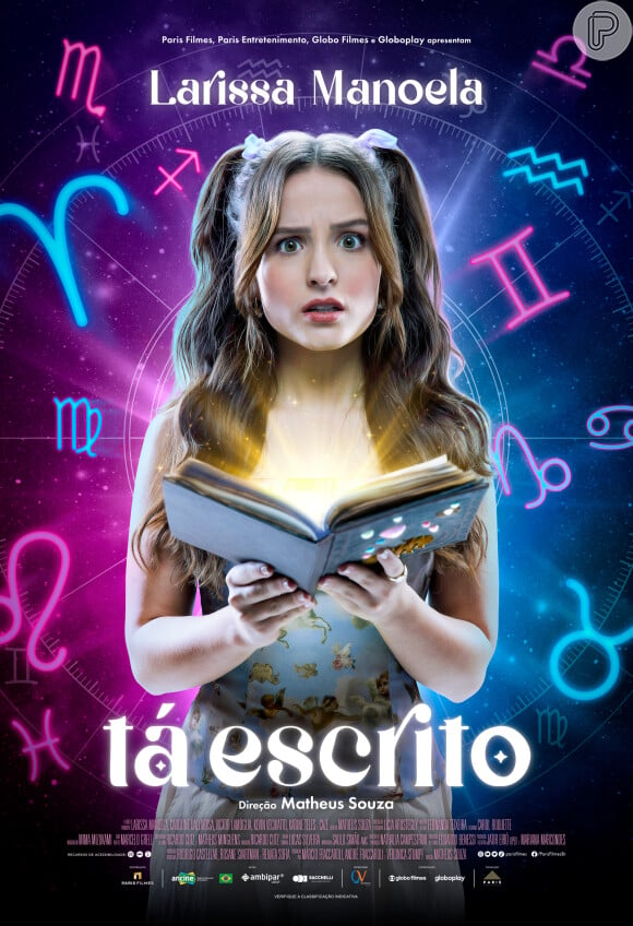 Larissa Manoela é a protagonista do filme 'Tá Escrito!', que tem roteiro de Matheus Souza, Thuany Parente e Mariana Zatz