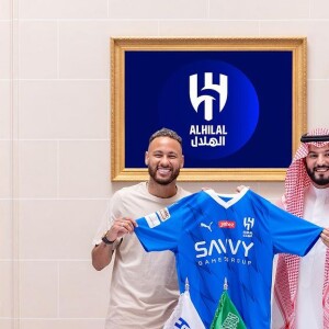 Neymar foi apresentado oficialmente no Al-Hilal