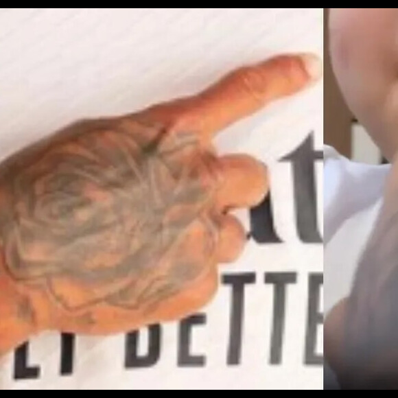 Logo internautas compararam as tatuagens e identificaram que a mão realmente é de Éder Militão