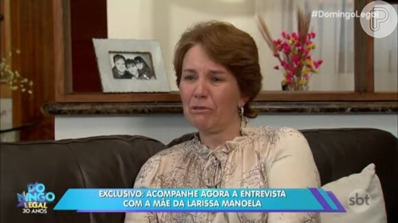 Mãe de Larissa Manoela chorou ao falar do distanciamento da filha