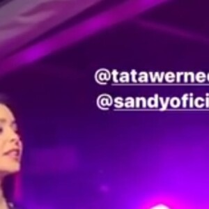 Sandy cantou a música 'Não Ter' no aniversário de Tata Werneck