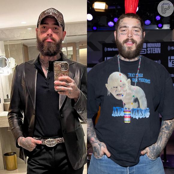 Post Malone antes e depois: rapper perdeu 27 kg em um ano