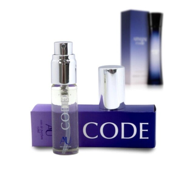 Perfume Code, da linha da Andressa Urach, é similar ao Armani Code e é descrito como 'a fragrância da sedução'