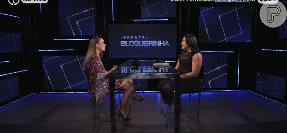Wanessa Camargo foi a convidada desta semana no 'De Frente com Blogueirinha'