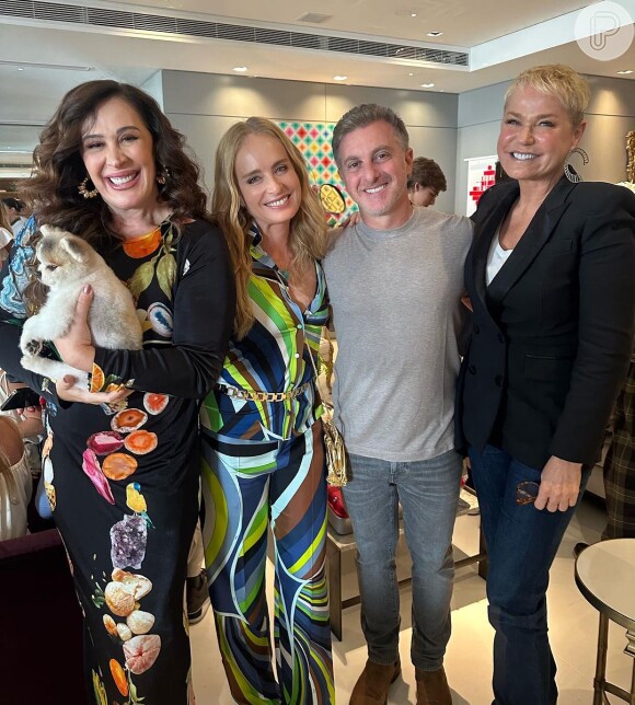 Festa de Luciano Huck, marido de Angélica, foi prestigiada por Xuxa e Claudia Raia