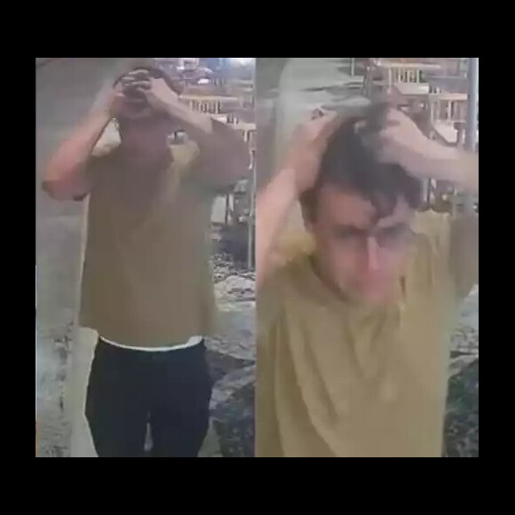 Bruno de Luca colocou a mão na cabeça quando viu um atropelamento no quiosque na Barra da Tijuca