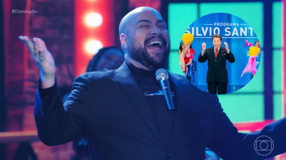 Silvio Santos é homenageado na TV Globo, faz Lívia Andrade chorar no 'Domingão' e confunde a web: 'Morreu?'