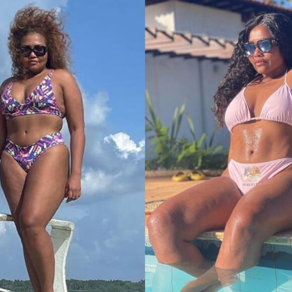 Veja o antes e depois de Gaby Amarantos após emagrecer 14 kg com dieta biogênica