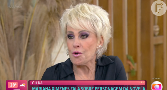 Ana Maria Braga descobriu que Camila Queiroz não conseguiu participar do seu programa então aceitou falar com a atriz por chamada de vídeo