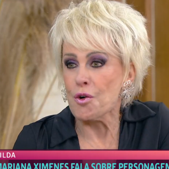 Ana Maria Braga descobriu que Camila Queiroz não conseguiu participar do seu programa então aceitou falar com a atriz por chamada de vídeo