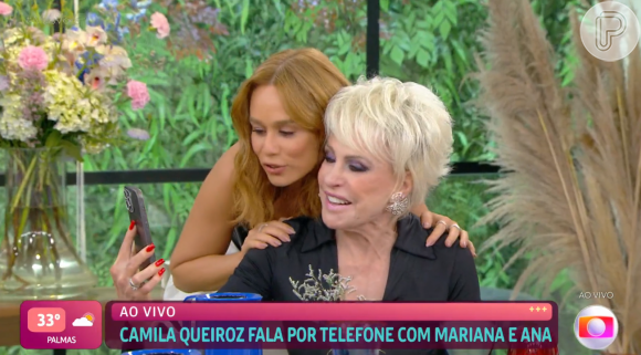 Ana Maria Braga quase comete gafe ao vivo ao fazer publicidade para concorrente da Globo