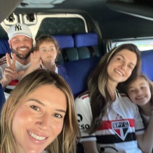 Rebeca Abravanel postou foto indo ao Morumbi assistir São Paulo x Flamengo