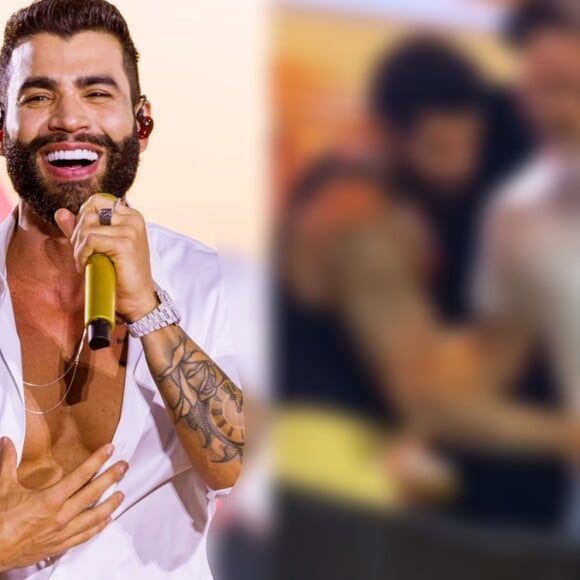 Gusttavo Lima viraliza em vídeo pegando na parte íntima de amigo em pleno show