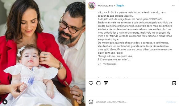 Leticia Cazarré fez desabafo sobre Burnout e estresse em nova gravidez