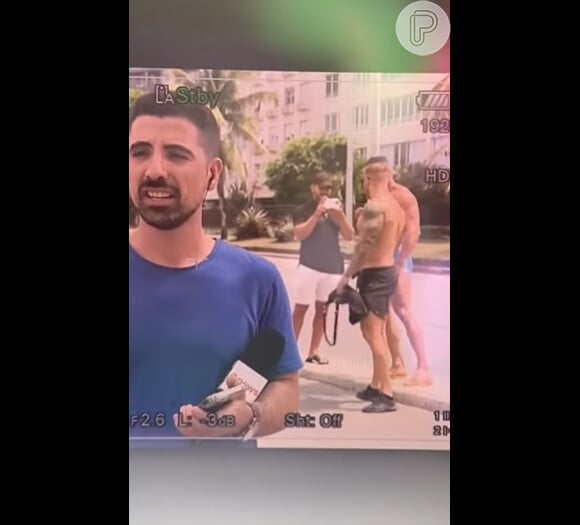 Mateus Marques estava fazendo uma passagem ao vivo para a GloboNews