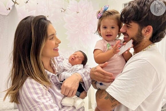 Virginia Fonseca e Zé Felipe têm duas filhas: Maria Alice e Maria Flor