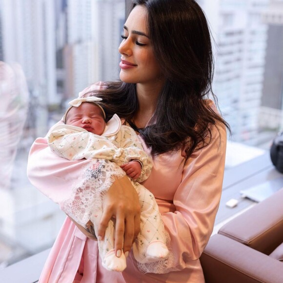 Bruna Biancardi sobre o nascimento da filha, Mavie: 'Você já é muito amada por nós... Obrigada por ter nos escolhido'