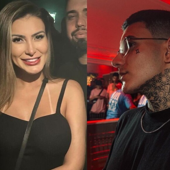 Andressa Urach revela medo de que seu filho, Arthur, entre para o Exército e modelo perca o responsável por gravar seus vídeos pornô