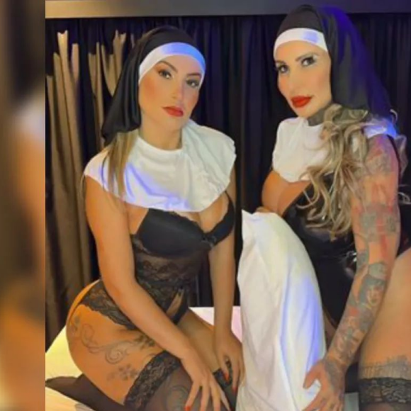Sabrina Boing Boing ganhou manchetes recentemente ao encarnar uma 'freira safada' com Andressa Urach