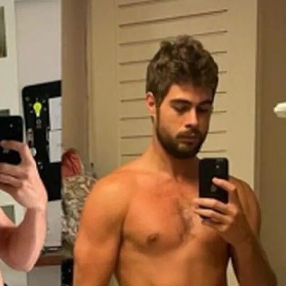 Antes e depois do corpo de Rafael Vitti que começou a malhar todos os dias