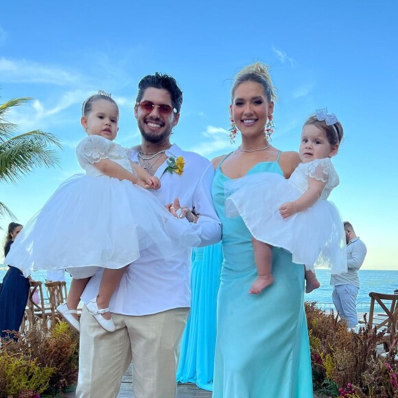Zé Felipe e Virgínia Fonseca são pais de Maria Alice e Maria Flor