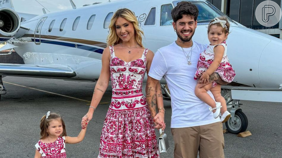 Virginia e Zé Felipe já confirmaram presença no evento de Neymar, logo não levarão as filhas porque será 3 dias de festa
