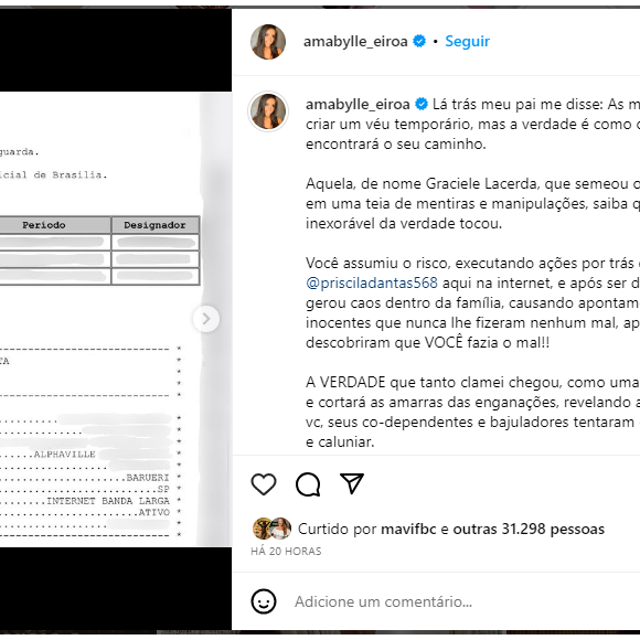 Nora de Zezé di Camargo e Zilu foi atrás de pessoas especializadas para descobrir quem foi que criou o perfil fake que estava lhe difamando na web