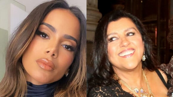 Anitta se irrita com comentário de Regina Casé sobre vestido curto e rebate artista em festa. Vídeo
