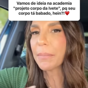 Fã de Ivete Sangalo quis saber se a cantora vai lançar o projeto 'Corpo da Ivete' e a responsta da cantora foi surpreendente