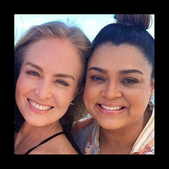 Angélica e Preta Gil são vizinhas e a apresentadora foi socorrer a amiga de prontidão