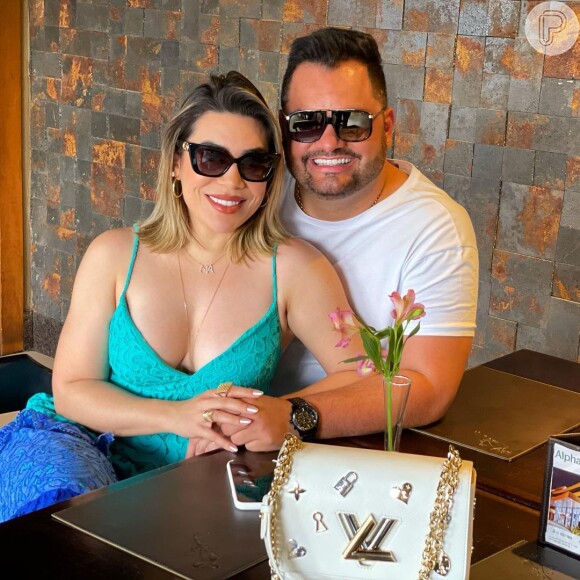 Naiara Azevedo abriu um boletim de ocorrência contra o ex-marido e sócio, Rafael Alves Cabral, por violência doméstica