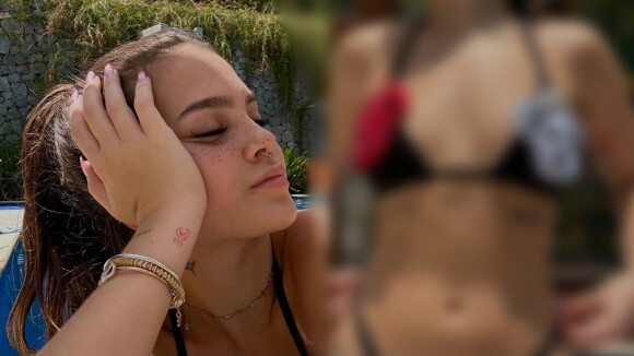 Verão 2024: Mel Maia puxa biquíni cavado, mostra marquinha e tatuagem 'íntima' em clima quente. Fotos!