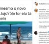 Jojo Todynho rebate internauta após comentário sobre namorado