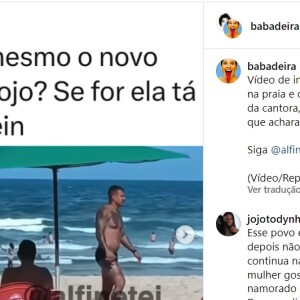 Jojo Todynho rebate internauta após comentário sobre namorado