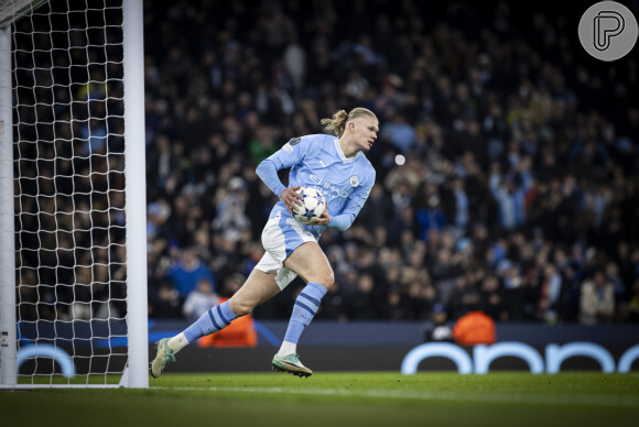 Erling Haaland, do Manchester City, se recusou a tirar fotos com filhos dos jogadores do Fluminense