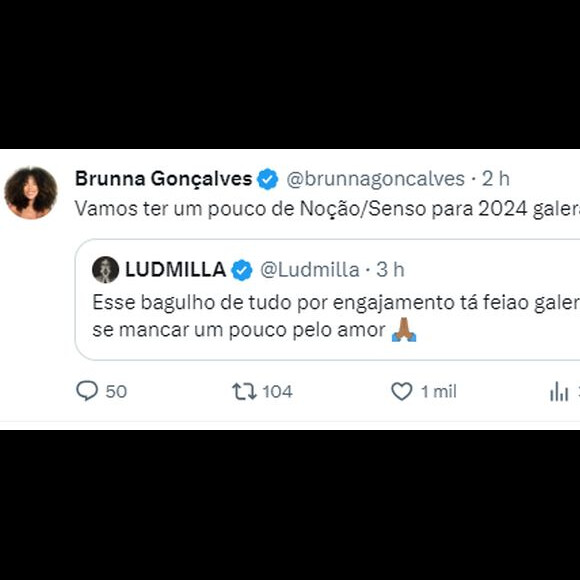 Ludmilla detonou a busca por engajamento com a trend