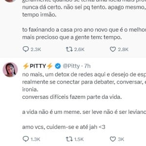 Pitty decidiu dar um tempo das redes sociais após críticas