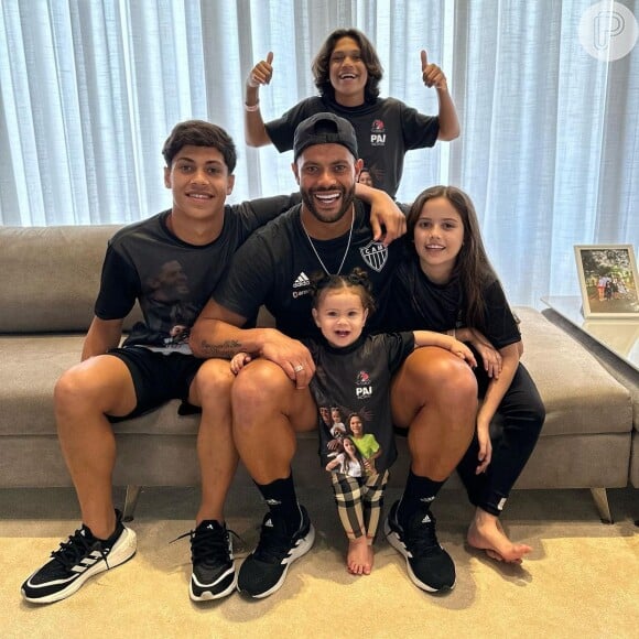 Hulk já é pai de quatro filhos: Ian, Tiago, Alice e Zaya