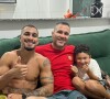 Morte brutal do lutador de MMA Diego Braga: atleta posa com o filho Gabriel (na foto, à esquerda)