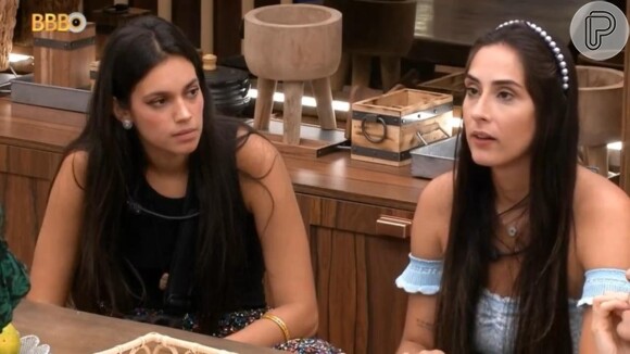 No 'BBB 24', Deniziane pede para que Wanessa Camargo e Yasmin Brunet se liguem no jogo