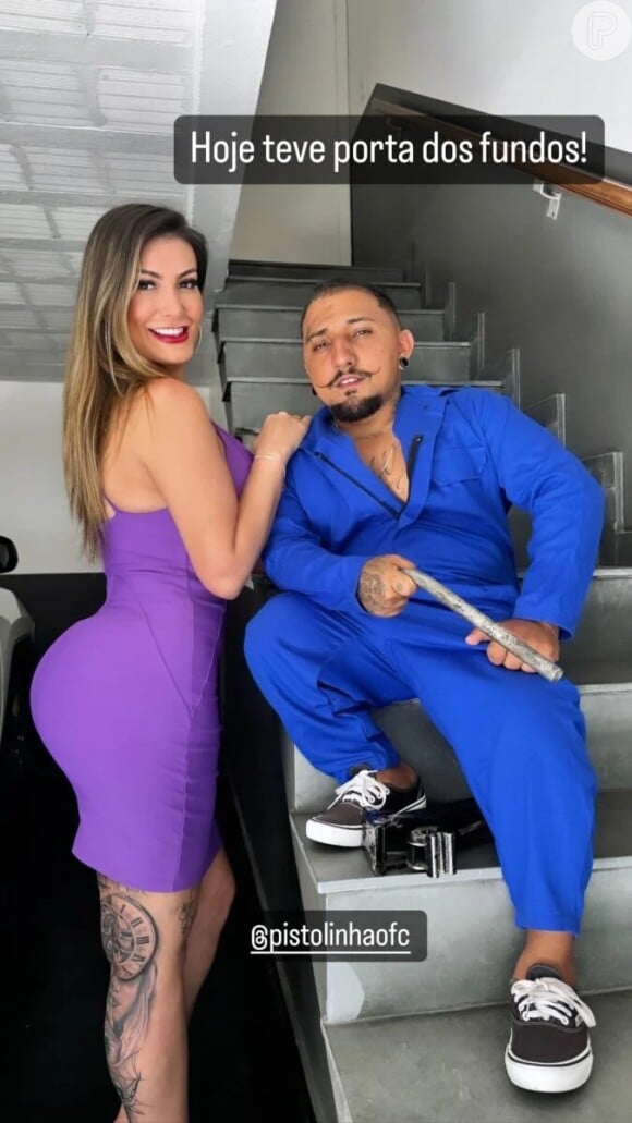 No 'currículo' de Andressa Urach já passaram nomes polêmicos como o do anão Pistolinha