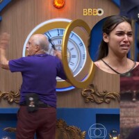 'BBB 24': Ary Fontoura entra na casa, imita Vanessa Lopes e aperta o botão da desistência: 'Aqui só tem atores'