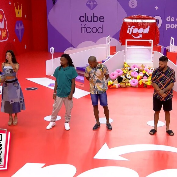 Alane, Luigi, Davi, Juninho e Pitel disputaram a primeira prova Bate e Volta do 'BBB 24'