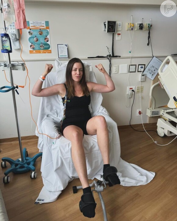 Fabiana Justus está internada em um hospital em São Paulo, com leucemia