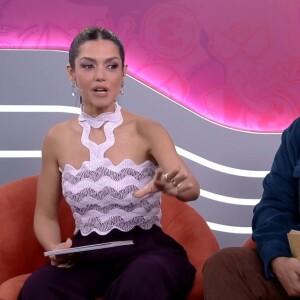 Thais Fersoza e Ed Gama entrevistaram Luigi, sexto eliminado do 'BBB 24'