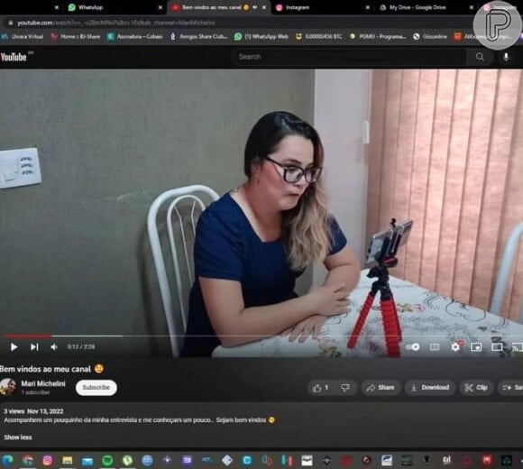 Com 36 mil seguidores apenas em uma rede social, Mariana faz vídeos na internet divulgando lojas de roupas e também fala sobre maquiagens