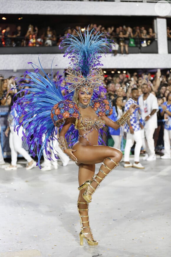 Brunna Gonçalves brilhou como Musa da Beija-Flor no Carnaval 2024 da escola de Nilópolis