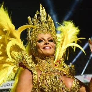 A Rainha do Salgueiro, Viviane Araújo, recebeu inúmeros elogios na web pela performance em desfile