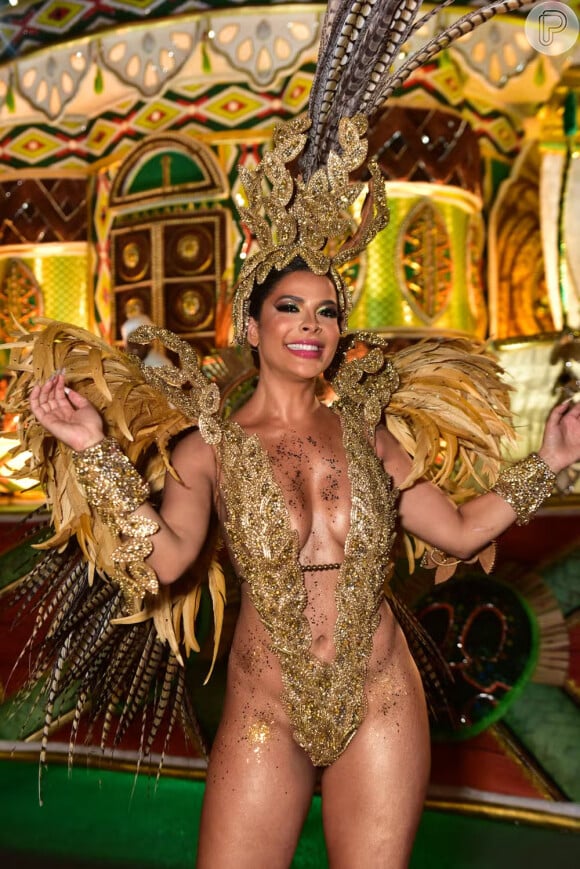Gyselle Soares emagreceu 6 quilos para desfilar no Carnaval de São Paulo